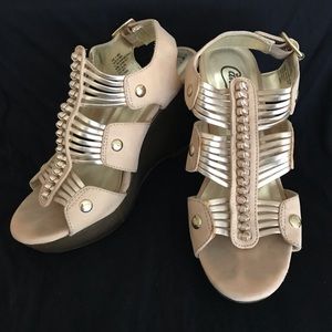 Candies Ladies Strappy Wedges
